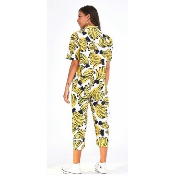 Farm Rio Banana Jumpsuit Sz. S - Picture 3 of 6